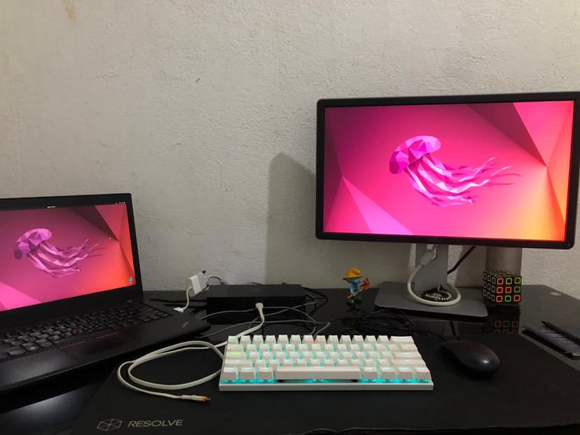 engineer desk setup