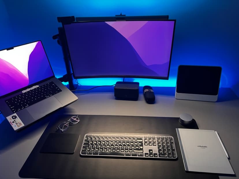 engineer desk setup